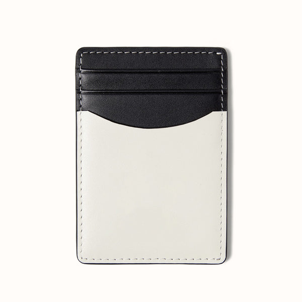 Dean Black + White Card Holder