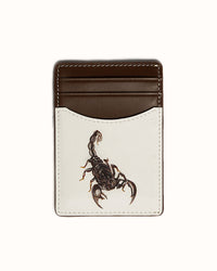 Dean Chestnut Scorpion Card Holder