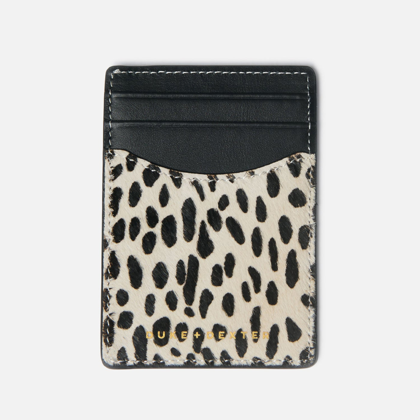 Dean Dalmatian Dog Leather Card Holder | DUKE + DEXTER