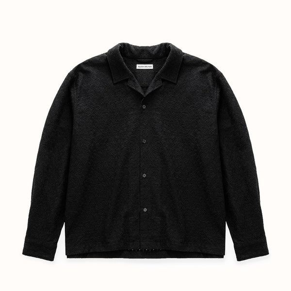Duke Black Crochet Shirt