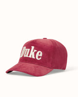 Duke Red Corduroy Cap