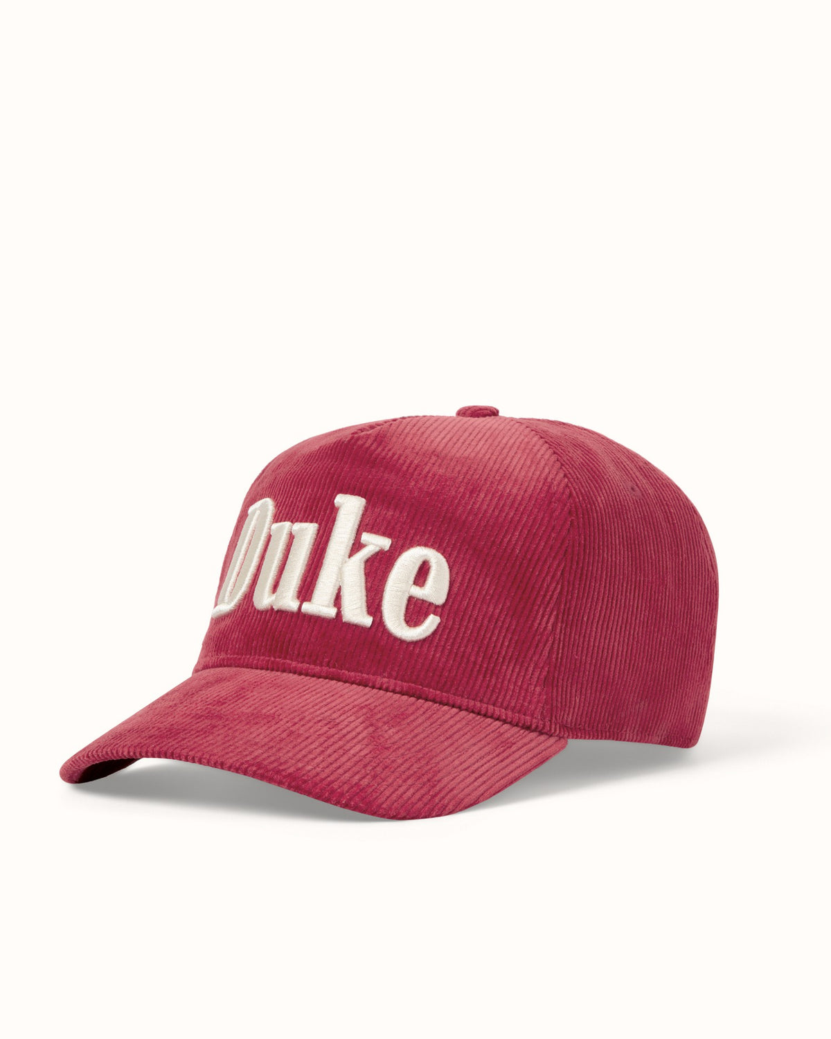 Duke Red Corduroy Cap