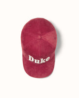 Duke Red Corduroy Cap