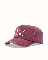 Eat Dirt Washed Red Cap