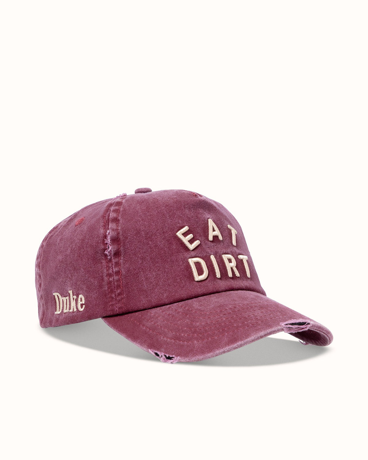 Eat Dirt Washed Red Cap