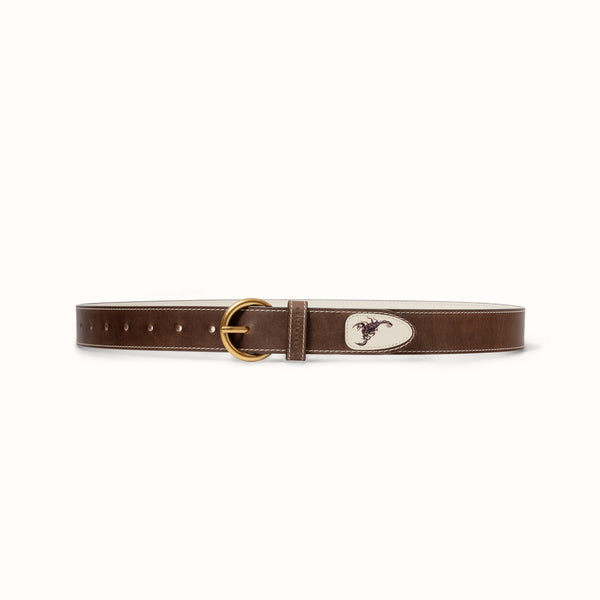 Ellis Chestnut Scorpion Belt
