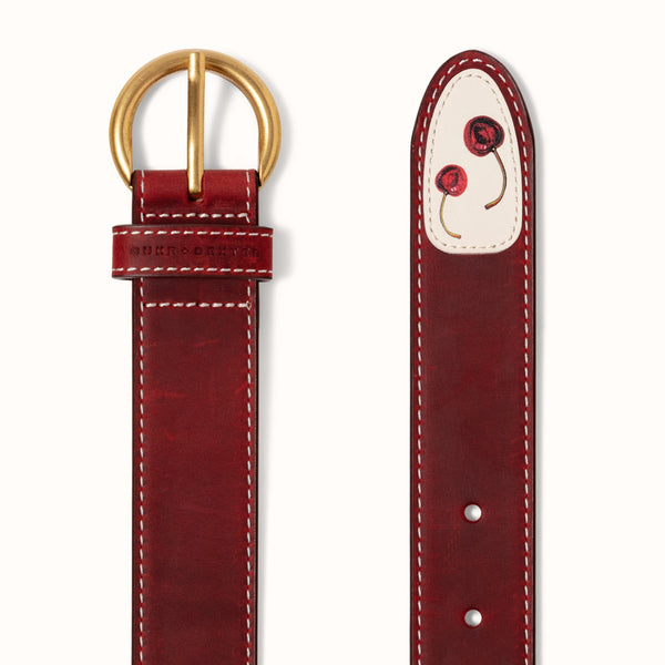 Ellis Red Cherry Belt