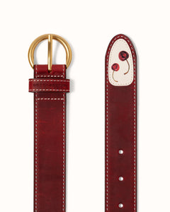 Ellis Red Cherry Belt
