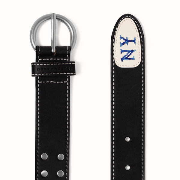 Ellis Silver Studded NY Belt