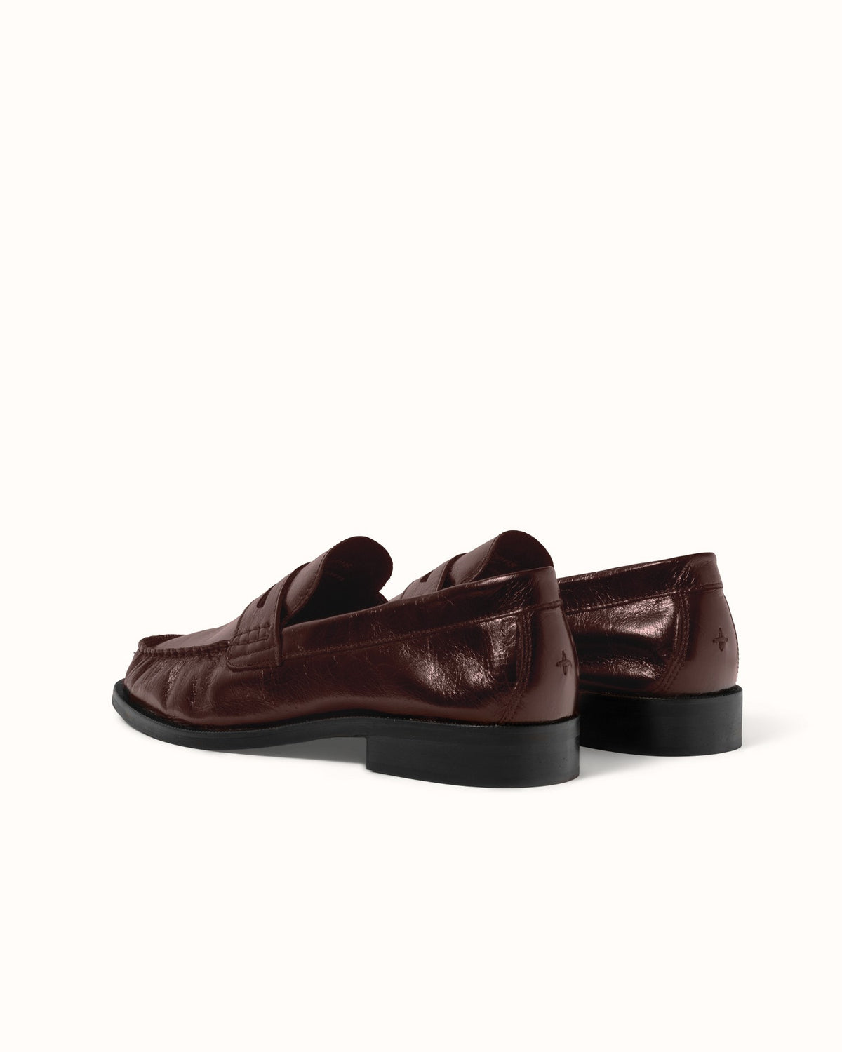 Ezra Chestnut Ruched Loafer - Women's