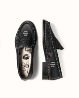 Ezra Hand-Painted Ruched Loafer - Women's