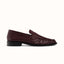 Ezra Burgundy Ruched Loafer - Men's