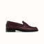 Ezra Burgundy Ruched Loafer - Women's