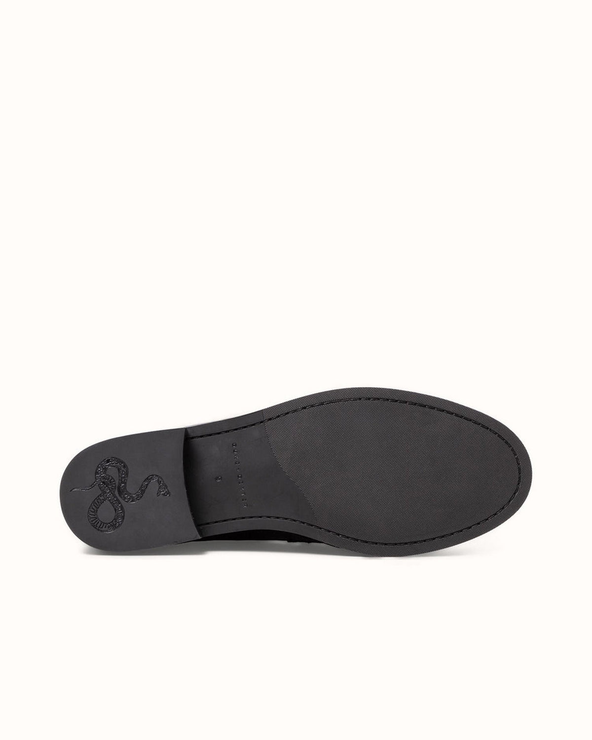 Ezra Black Tumbled Ruched Loafer - Women's