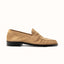 Ezra Tan Suede Ruched Loafer - Men's