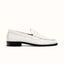 Ezra White Patent Ruched Loafer - Men's