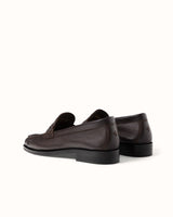 Ezra Brown Pebble Ruched Loafer - Women's