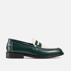 Wilde Forest + White Penny Loafer - Men's