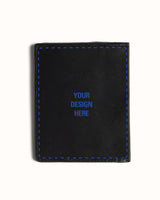 Hand-Painted Black Wallet