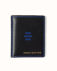 Hand-Painted Black + White Wallet