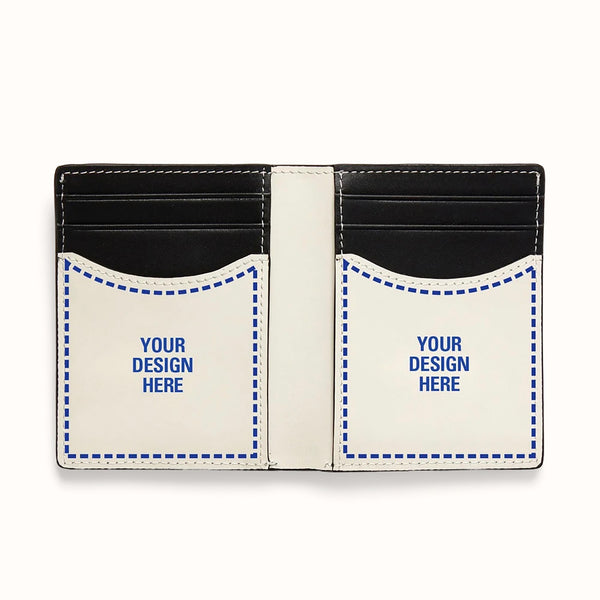 Hand-Painted Black + White Wallet