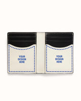 Hand-Painted Black + White Wallet