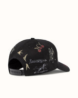Hand-Painted NY Black Cap