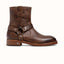 Harley Brown Distressed Biker Boot - Men's
