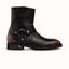 Harley Black Distressed Biker Boot - Men's