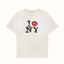 I Kiss NY Vintage White T-Shirt