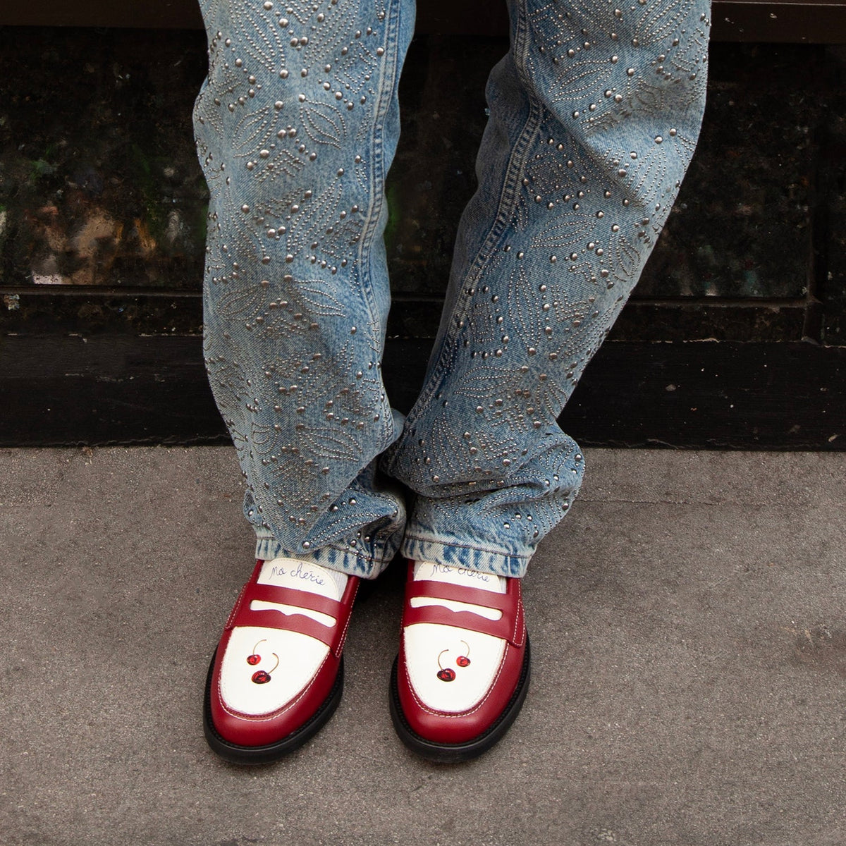 Wilde Cherry Red Penny Loafer - Women's