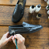 Ezra Hand-Painted Ruched Loafer - Men's