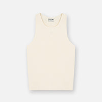 Represent Ribbed Ecru Vest