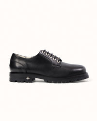 Lennon Black Derby - Men's