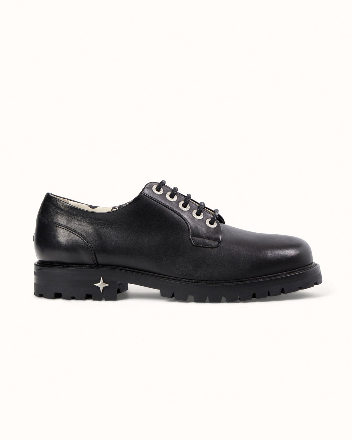 Lennon Black Derby - Men's
