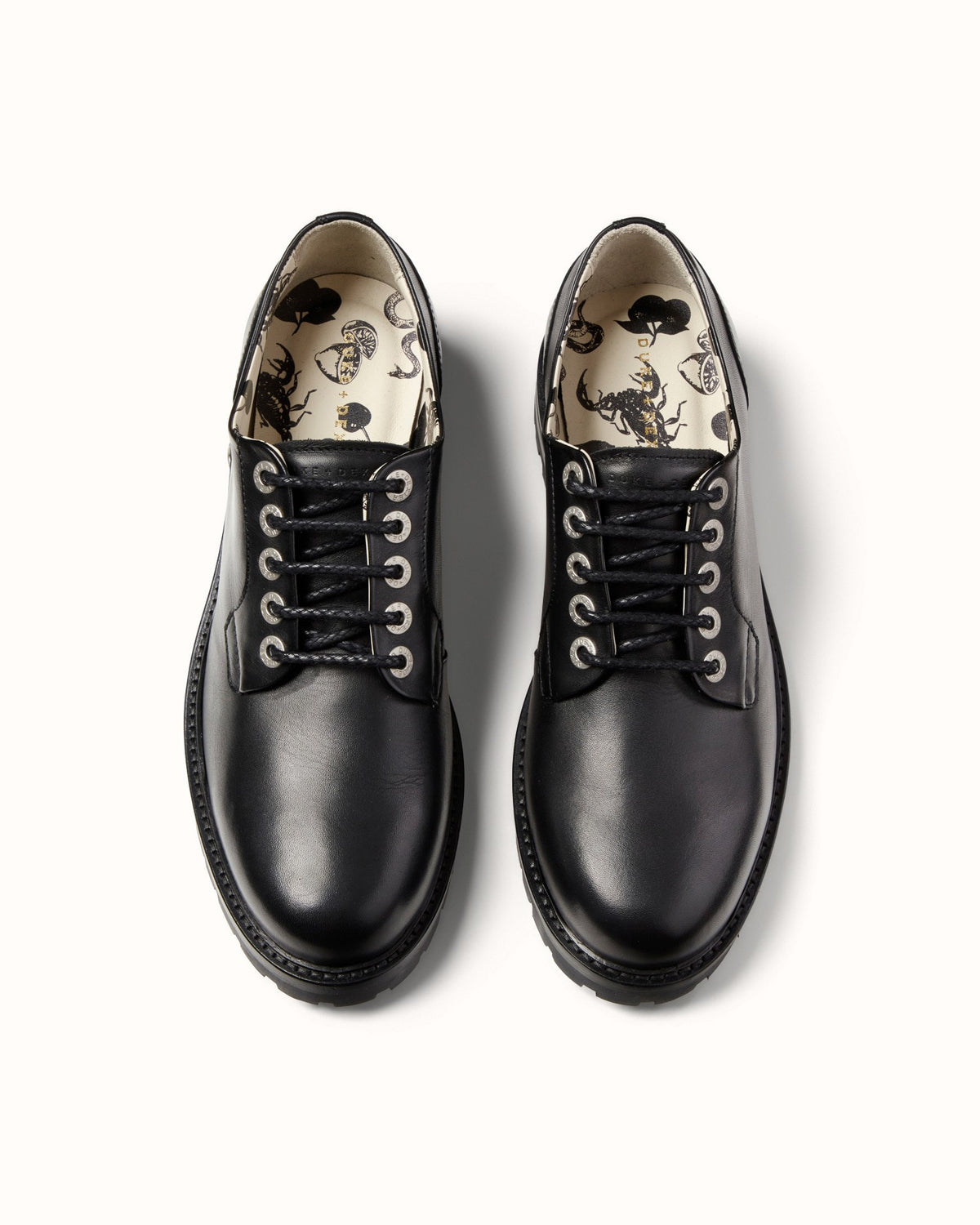 Lennon Black Derby - Men's