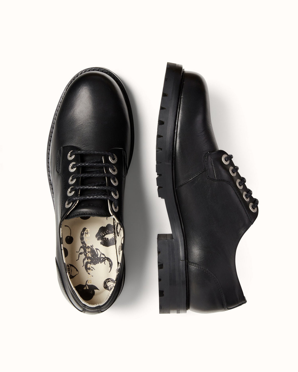 Lennon Black Derby - Men's