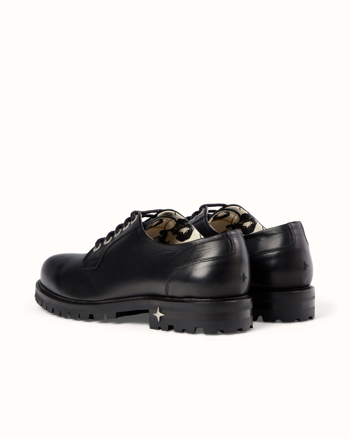 Lennon Black Derby - Men's