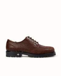 Lennon Brown Cracked Derby - Men's