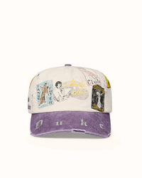 Hand-Painted MC Make Art Cream Cap