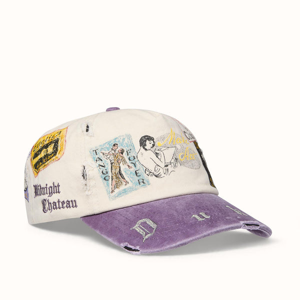 Hand-Painted MC Make Art Cream Cap