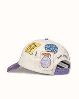 Hand-Painted MC Make Art Cream Cap