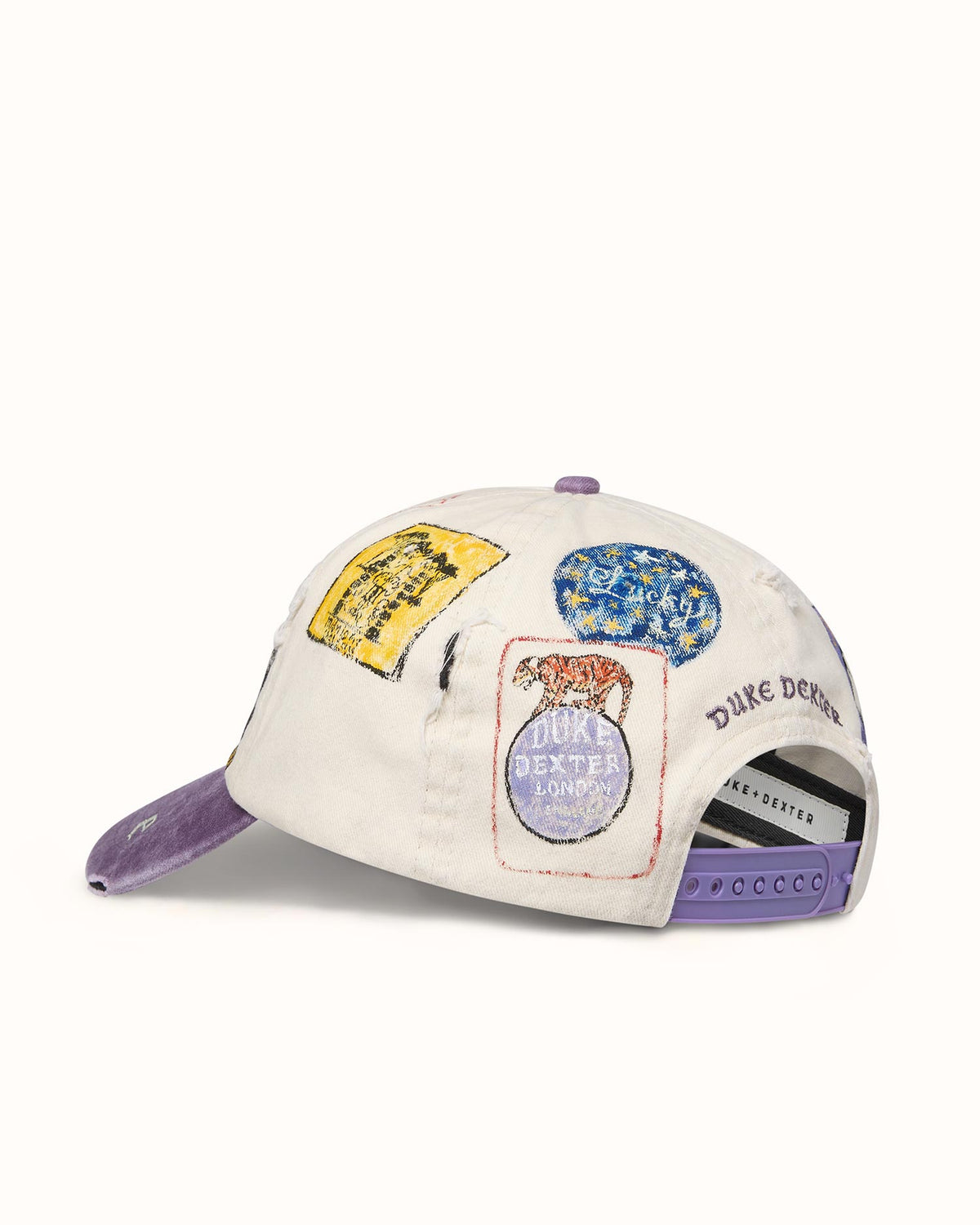 Hand-Painted MC Make Art Cream Cap