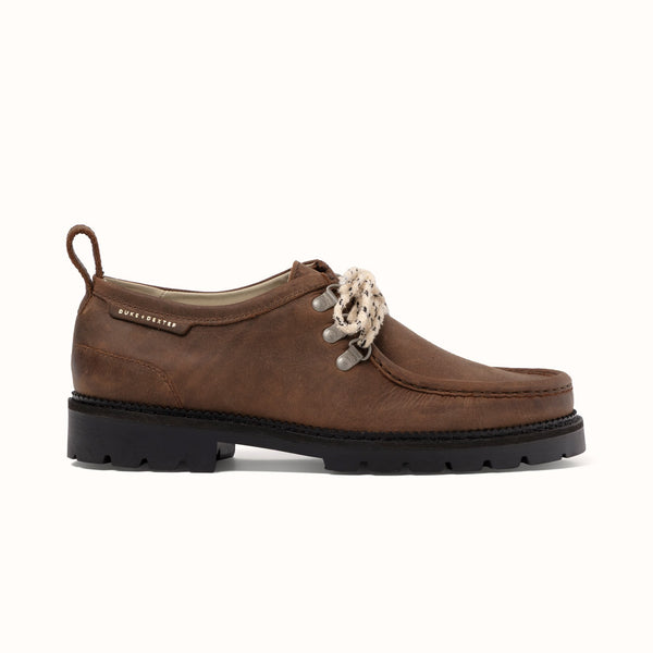 Moby Brown Distressed Hiker Boot - Men's