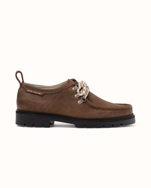 Moby Brown Distressed Hiker Boot - Men's