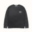 NY Paint Splatter Washed Grey Long Sleeve Top