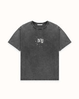 NY Paint Splatter Washed Grey T-Shirt