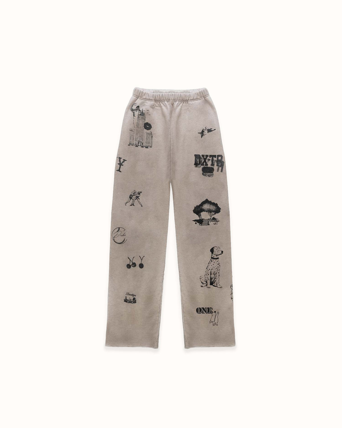 NY Sketch Oat Marl Sweat Pant