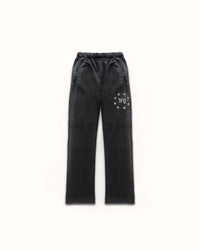 NY Paint Splatter Washed Grey Sweat Pant