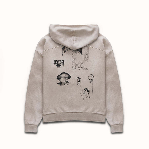 NY Sketch Oat Marl Hoodie